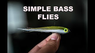 FLY TYING FRIDAY two easy and effective bass flies [upl. by Marras]