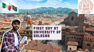 First Day at UniBo  University of Bologna  Italy  Student Visa [upl. by Utley613]