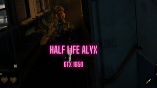 Half Life Alyx on GTX 1650 ASUS TUF Low Spec Laptop with Meta Quest Gameplay [upl. by Nomi]