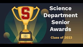 Syosset Senior Awards 2023  Science [upl. by Aelak71]