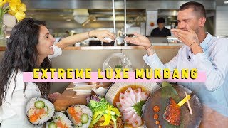 EXTREME LUXE MUKBANG MET KOEN KARDASHIAN  Anna Nooshin [upl. by Rhea270]