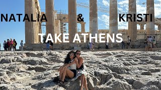 ათენის ვლოგი  ნატალია და კრისტი  NATALIA AND KRISTI TAKE ATHENS [upl. by Evette]