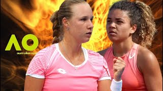 Anna Blinkova vs Jasmine Paolini  Australian Open 2024 [upl. by Enalb]