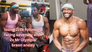 I’m losing 228k followers but we got to interview 2x Mr Olympia Breon Ansley on chest day [upl. by Nala]