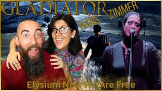 Hans Zimmer  Gladiator Elysium Elysium Now We Are Free REACTION with my wife [upl. by Maer]