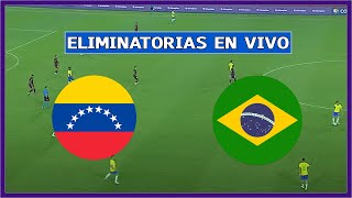 🔴 VENEZUELA vs BRASIL EN VIVO ⚽ ¿JUEGA RONDÓN ELIMINATORIAS SUDAMERICANAS 2026 LA SECTA DEPORTIVA [upl. by Addiego]