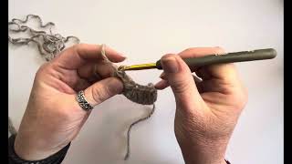 Learn How to Crochet HDC2Tog in Rows [upl. by Sseb]