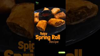 Crispy Veg Spring Roll Recipe 🥢  Easy amp Delicious Snack at Home springrollsrecipe springroll [upl. by Ragan18]