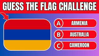 Can You Guess the Country by Its Flag  Ultimate Flag Quiz Challenge 🌍 [upl. by Eltrym]