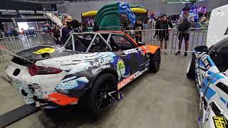 MX5 Formula Drift Super Drift  Long Beach Grand Prix cars in the Arena 2024  3 rotor NCND Miata [upl. by Susy531]