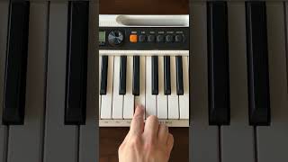 How to play a C minor or Db minor chord on piano [upl. by Hewett]