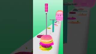 XXL sandwich 🍔🍔 Make Extra large Hamburger cheese Burger part 113196 xxlsandwichgameplay [upl. by Aida]