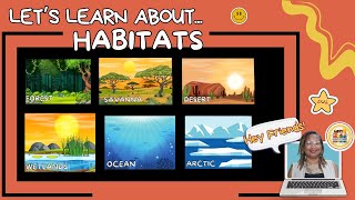 Explore Animal Habitats  Forest Ocean Desert Savanna Wetlands amp Arctic  Shon’s Stories [upl. by Eseret]