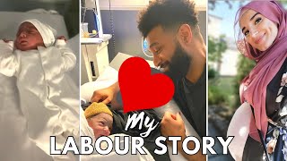 Our CRAZY Labour Story  Unexpected Early Labour POSITIVE and UNMEDICATED  Birth Story [upl. by Lal]