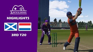 Scotland v Netherlands  3rd T20 2024  The Grange Club Edinburgh  Gaming Series [upl. by Htiekram]