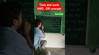 MATH ।। TIME AND WORK।। ANDOR CONCEPT।। OSSSC RI EXAM।।😜 [upl. by Aicinet]