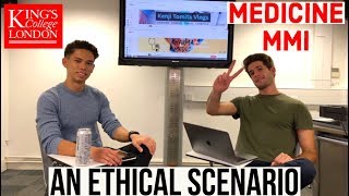 Answering an Ethical Scenario  Medicine MMI Interviews  Kenji amp KharmaMedic [upl. by Easlehc755]