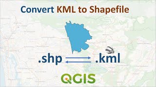 Easy Steps to Convert KML to SHP Shapefile and Back in QGIS [upl. by Ocire]