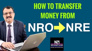 HOW TO TRANSFER FUNDS FROM NRO TO NRE  CA SRIRAM RAO [upl. by Maharba871]