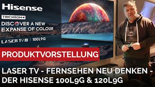 Warum ist LASER TV so cool Wir präsentieren euch den Hisense L9G mit 100quot oder 120quot Rahmenleinwand [upl. by Sivart148]