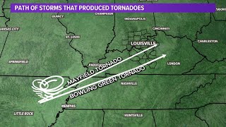 Kentucky storm track A look at the path of the storms [upl. by Lory263]