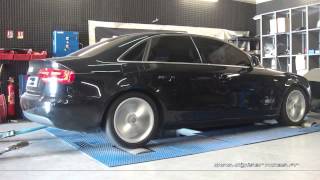 Reprogrammation Moteur Audi A4 tdi 120cv  181cv Digiservices Paris Dyno [upl. by Esinek924]