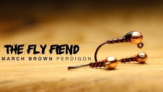 March Brown Perdigon Fly Tying Tutorial  The Fly Fiend [upl. by Enelyaj838]