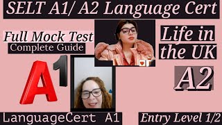 LanguageCert A1 International ESOL SELT A1A2 Speaking amp Listening Full Test  Complete guide [upl. by Riane745]