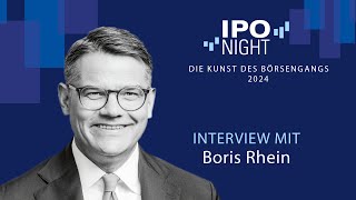 IPO Night 2024  Interview mit Boris Rhein [upl. by Camm231]