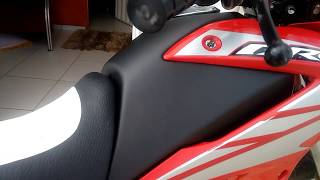 Moto Bros envelopada com adesivo Alltak preto jateado 2017 [upl. by Nylyaj963]