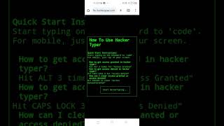 FAKE HACKER TYPER [upl. by Anees]