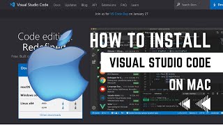 How to install Visual Studio Code on Mac [upl. by Trimmer]