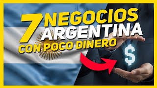 7 IDEAS de NEGOCIOS RENTABLES en ARGENTINA 2023 CON POCO DINERO 💰  Mentes Brillantes [upl. by Margit285]