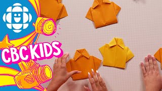 Orange Shirt Day Paper Craft Shirts  CBC Kids [upl. by Notlrac737]