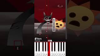 Scary Scanner Wenda and Gray  Incredibox Sprunki fash  Octave Piano Tutorial [upl. by Nisbet]