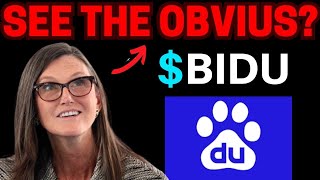 BIDU Stock WEDNESDAY CRAZY hurry now BIDU [upl. by Haliehs]