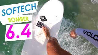 Surfing Softech Bomber 64 small wave in Israel [upl. by Auqeenahs]