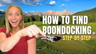 How To Find AMAZING RV Boondocking Spots Camp for FREE [upl. by Aicsile]