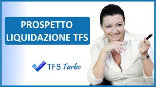 Prospetto liquidazione TFS [upl. by Pesvoh]