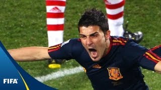 Paraguay v Spain  2010 FIFA World Cup  Match Highlights [upl. by Arvin]