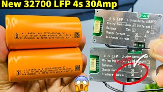 New 32700 LFP 4s 20amp or 4s 30amp  lipo4 6000mah battery Electronicsproject99 [upl. by Oaoj]