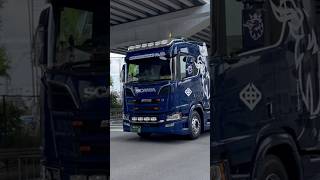 スカニア！ラッパありがとうございました。スカニア scania scaniav8 scaniapower scaniasuper scaniatruck [upl. by Akilaz733]