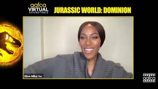 DeWanda Wise On Having An Action Star Mentor in Jurassic World Dominion [upl. by Nitsirt498]