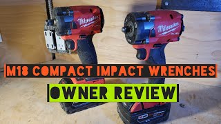 Milwaukee M18 Compact Impact Wrenches 2855 and 2854 [upl. by Alemrac]