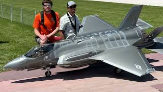 Incredible F35 RC turbine jet ￼at Minnesota Jets 2024 [upl. by Teragramyram]