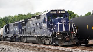 CSX L080 with a Pan Am Blue Dip Duo [upl. by Miguela]