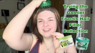 Trying the Garnier Fructis Hair Filler Collection [upl. by Hoenack]