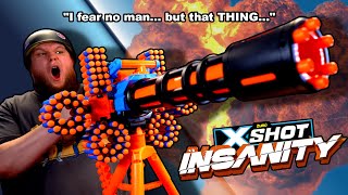 XShot Motorized Rage Fire MINIGUN is PURE INSANITY [upl. by Irot]