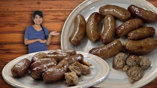 Air Fryer Longganisa  How To Cook Sweet Longganisa In The Air Fryer  MY HOMEMADE SWEET LONGGANISA [upl. by Nommad423]