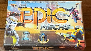 Tiny Epic Mechs Gamelyn  Unboxing amp A Big Question [upl. by Tory]